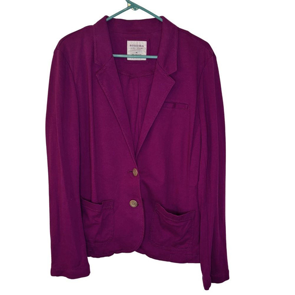 3/$20 Sonoma Women's Purple Blazer